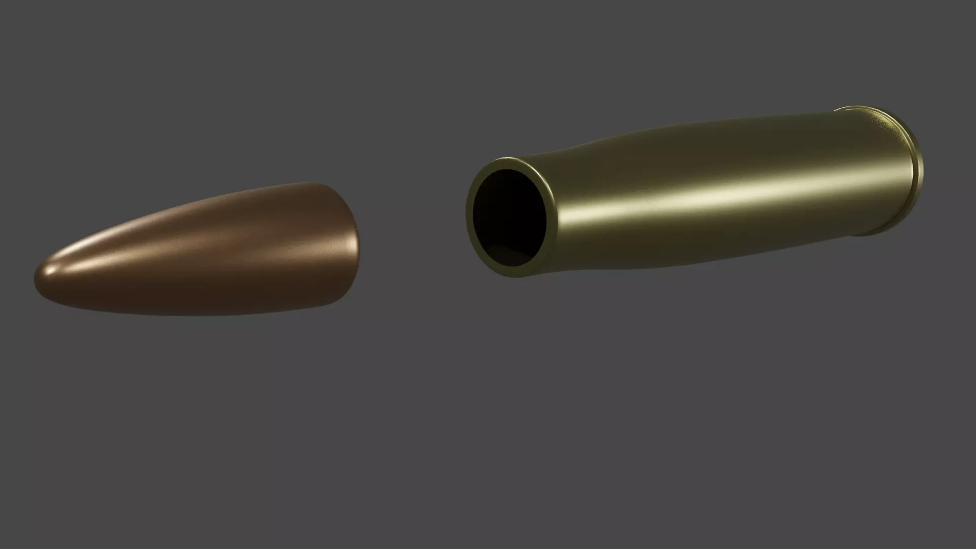 Bullet 3D Model Low-poly 3D model_0
