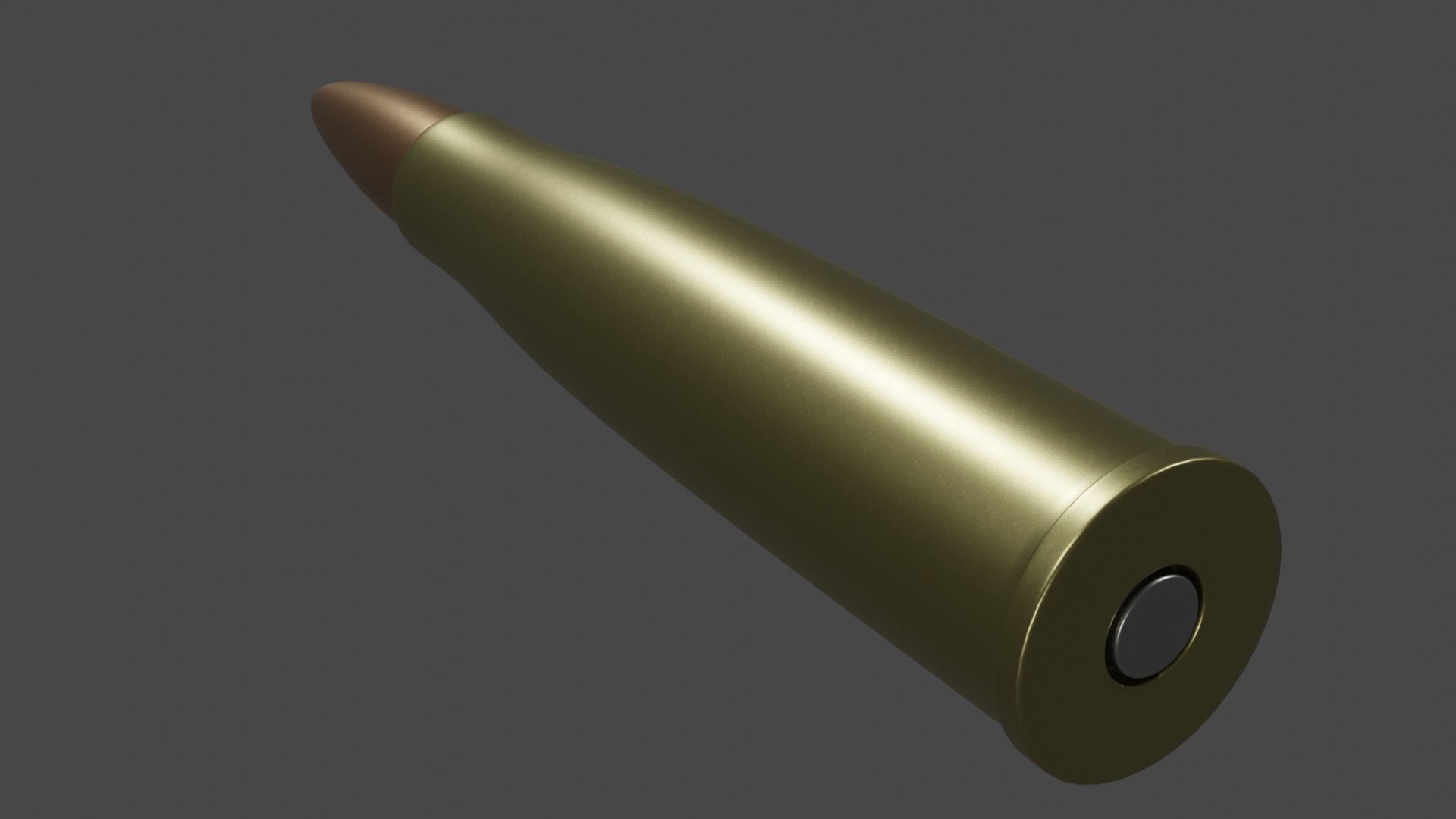 Bullet 3D Model Low-poly 3D model_3
