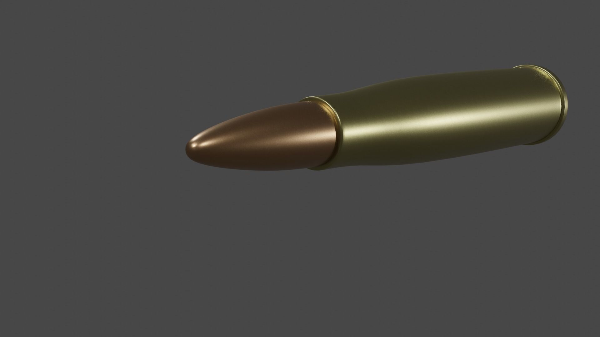 Bullet 3D Model Low-poly 3D model_1