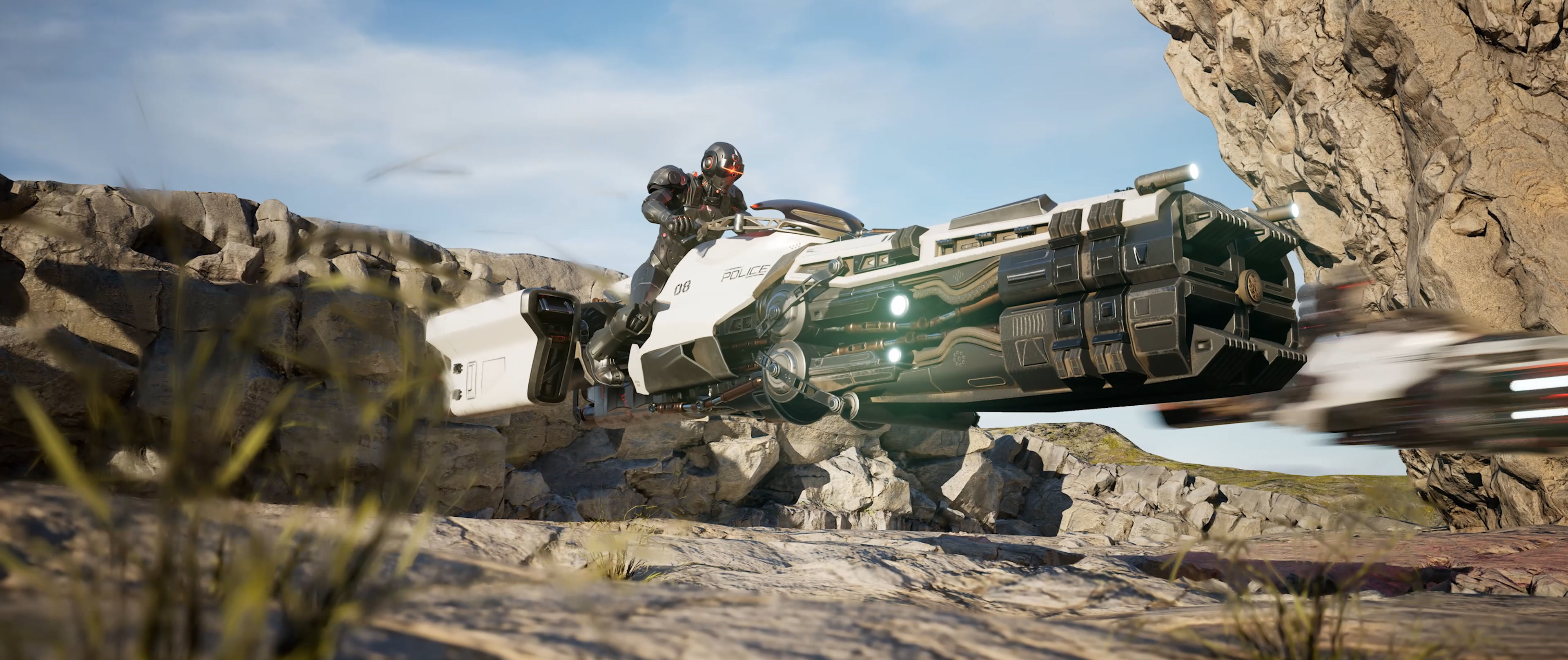 Android Sci-fi Police Robot soldier military 3D 3D model_18