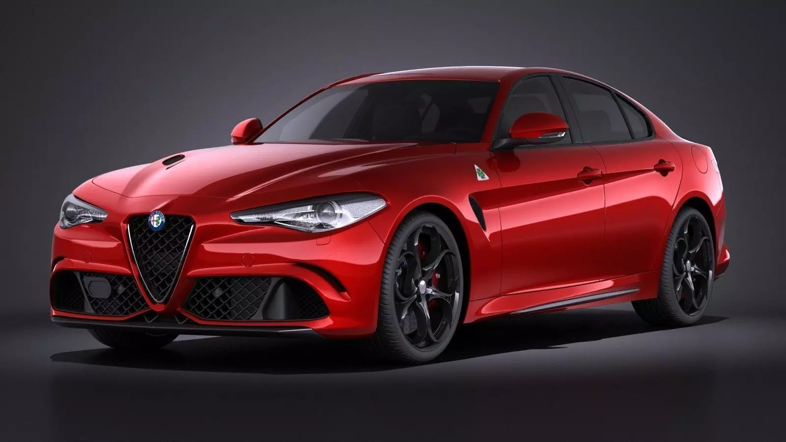 Alfa Romeo Giulia Quadrifoglio 2016 VRAY 3D model_0