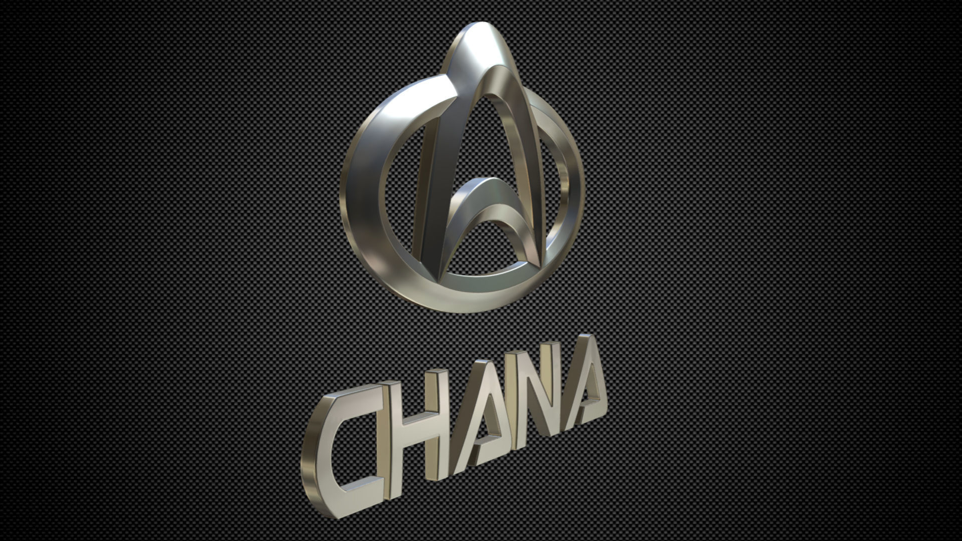 chana logo 3D model_1