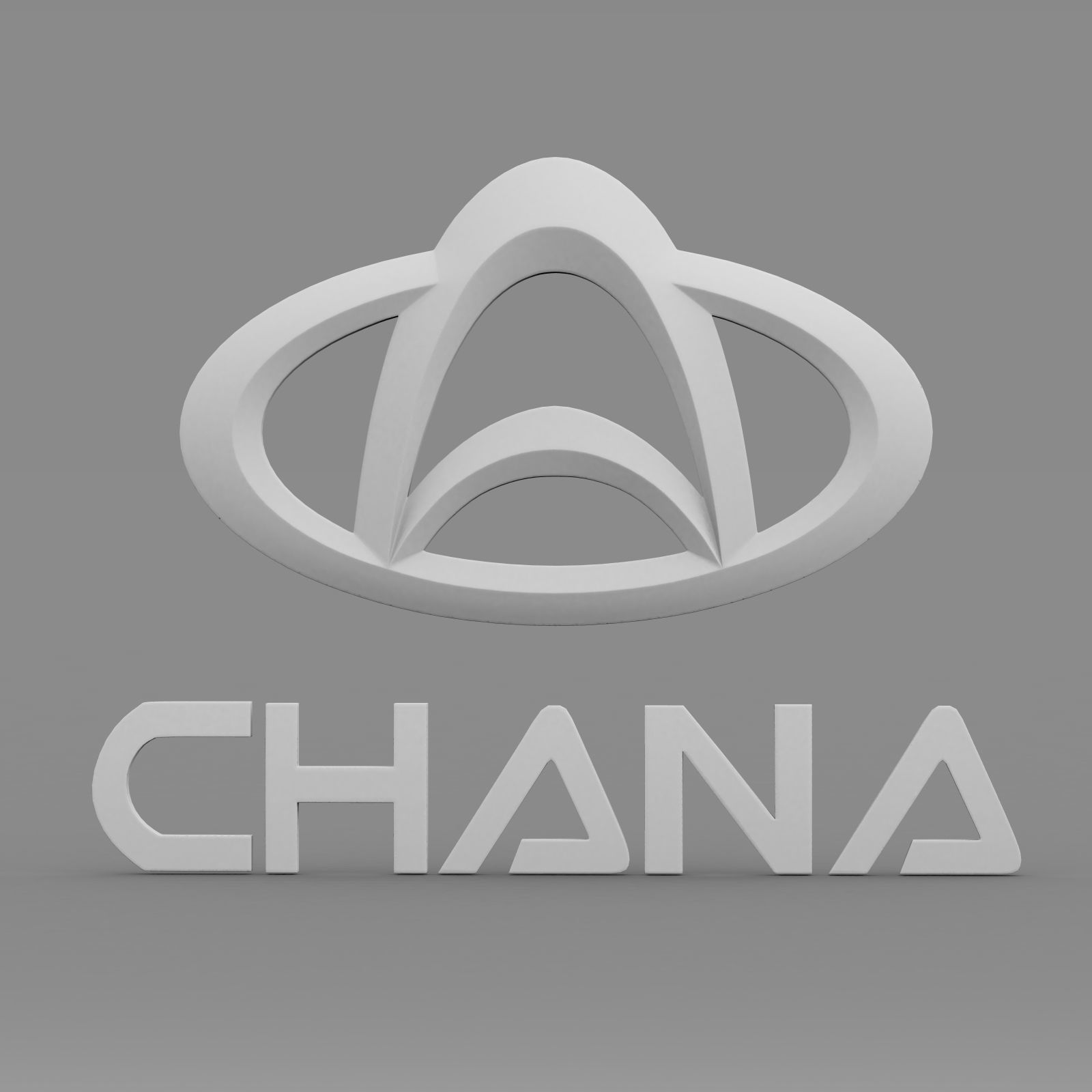 chana logo 3D model_6