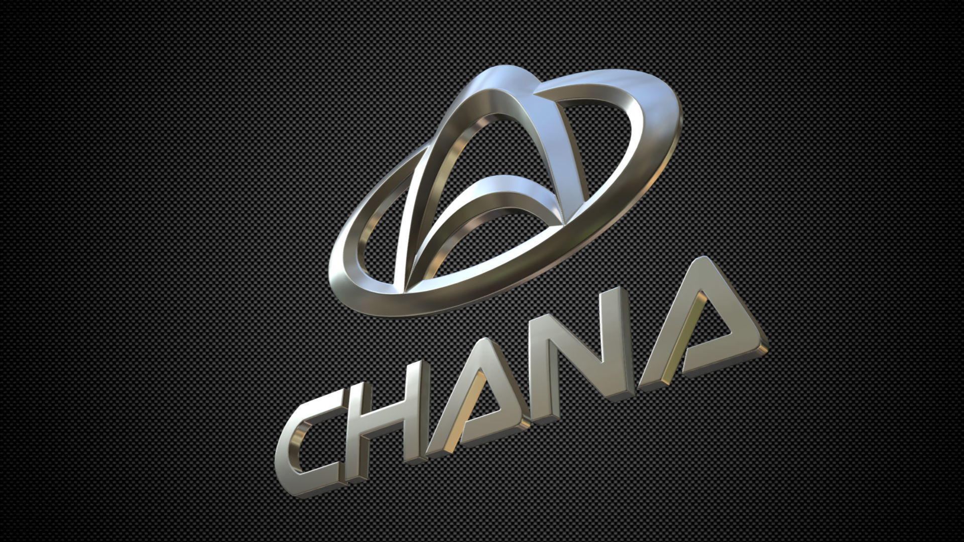 chana logo 3D model_4