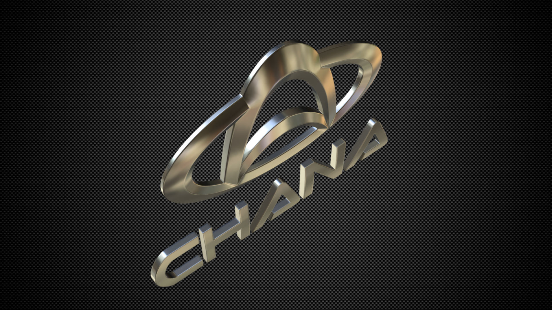 chana logo 3D model_3