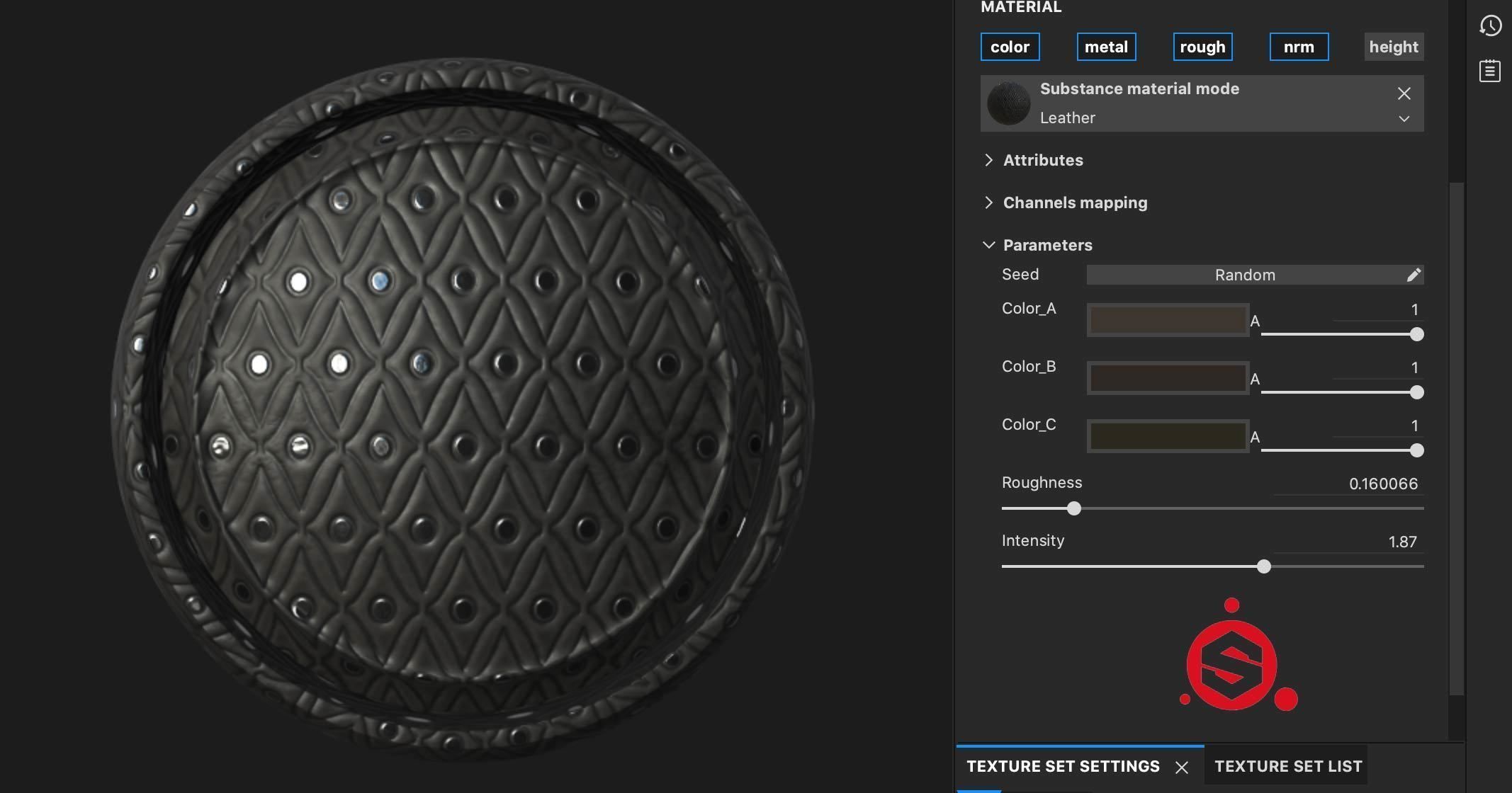 Nubuck Leather Material  Texture_3