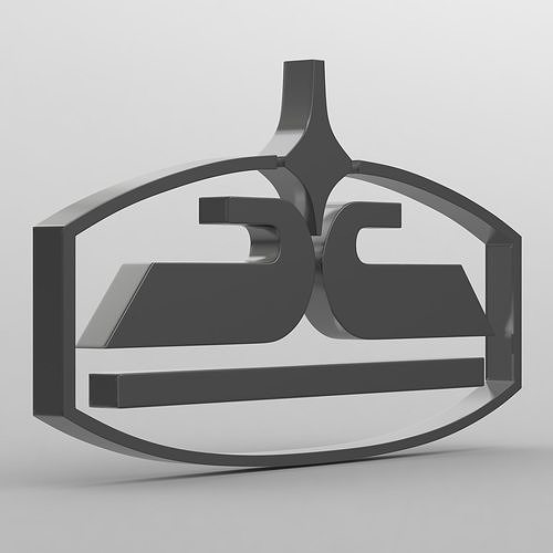 chaz logo 3D model