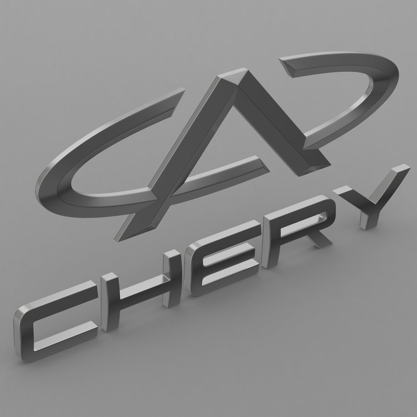 chery logo 3D model_3