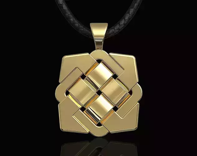 Celtic Knot Pendant with enamel