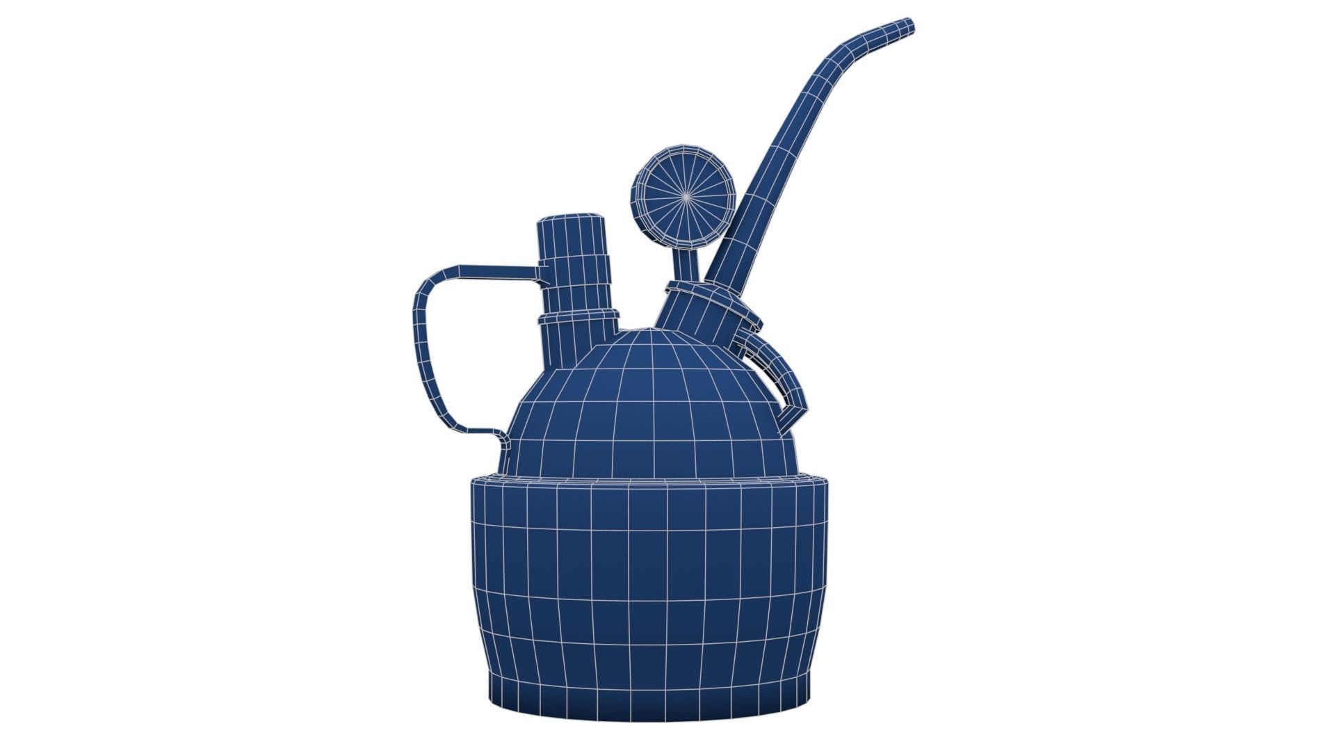 Steampunk Oilcan Low-poly 3D model_25