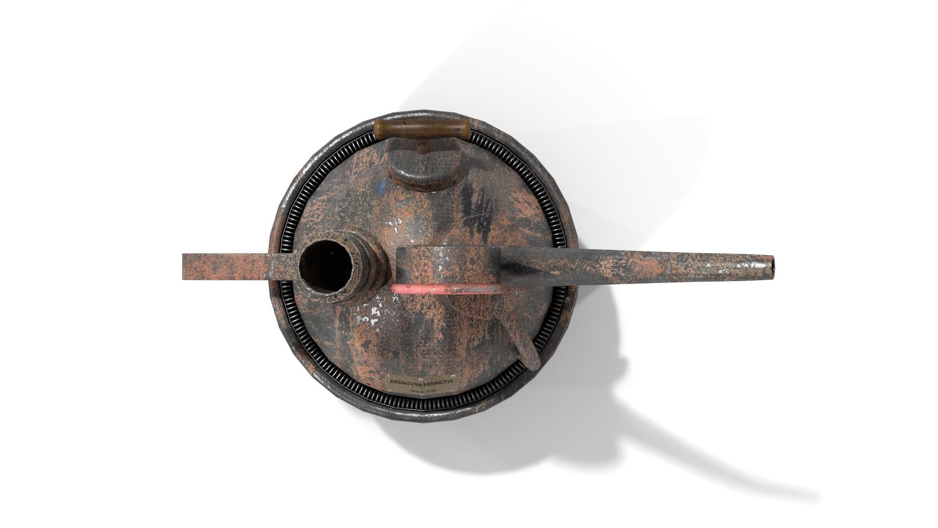 Steampunk Oilcan Low-poly 3D model_4