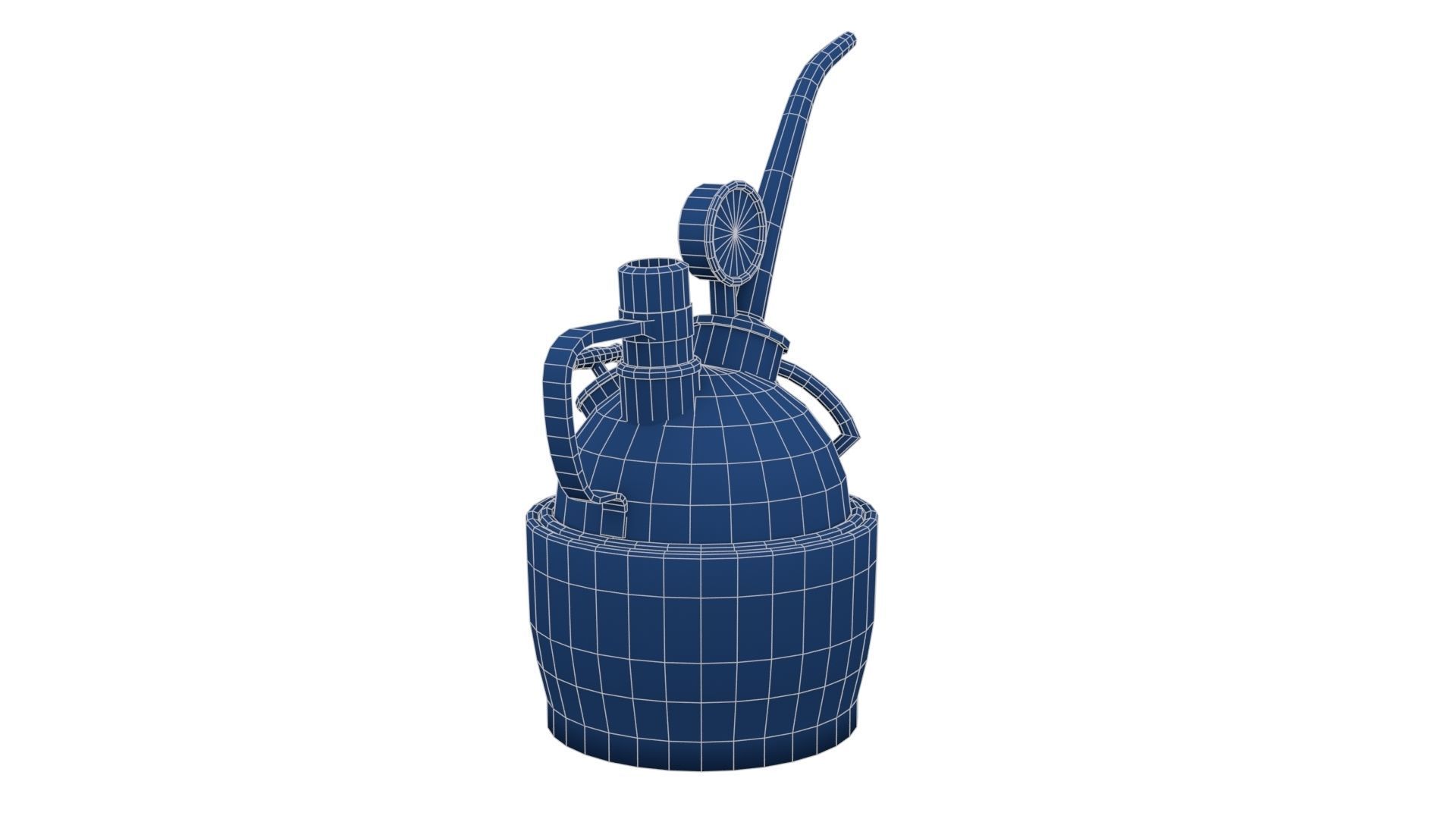 Steampunk Oilcan Low-poly 3D model_23