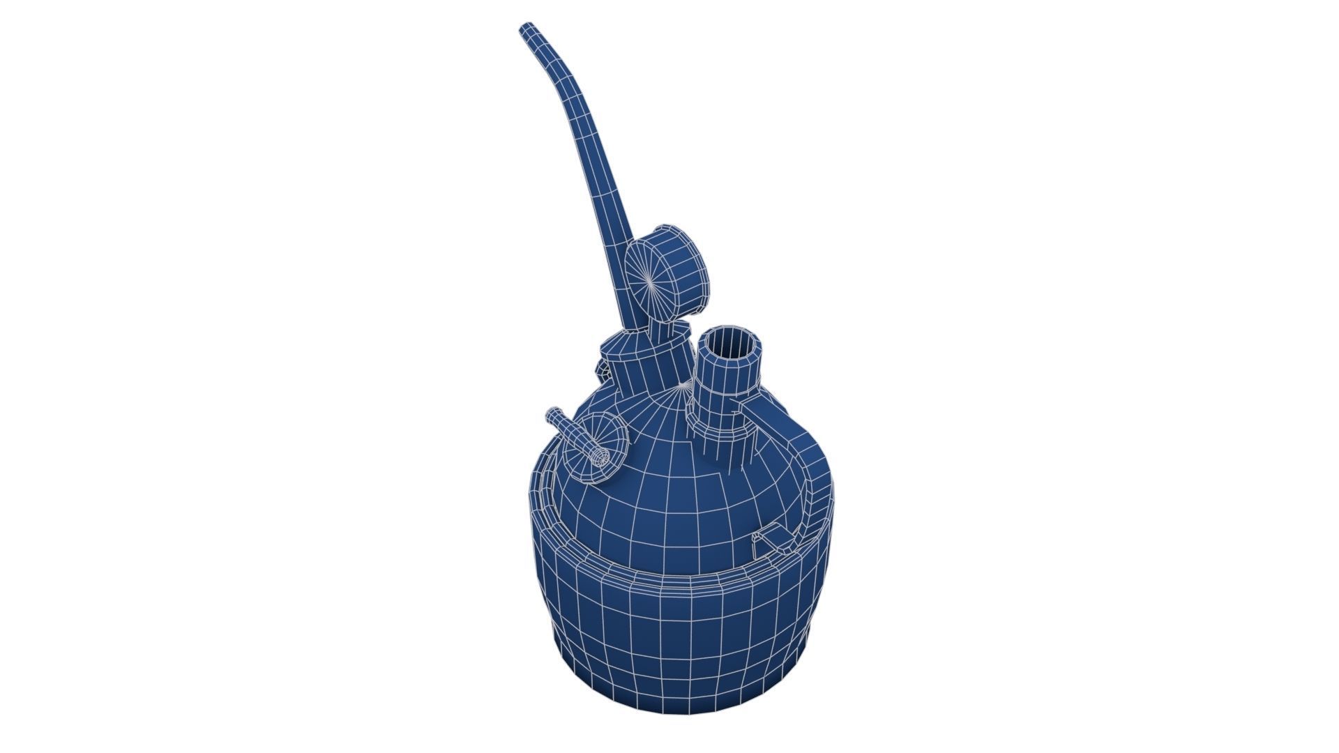 Steampunk Oilcan Low-poly 3D model_22