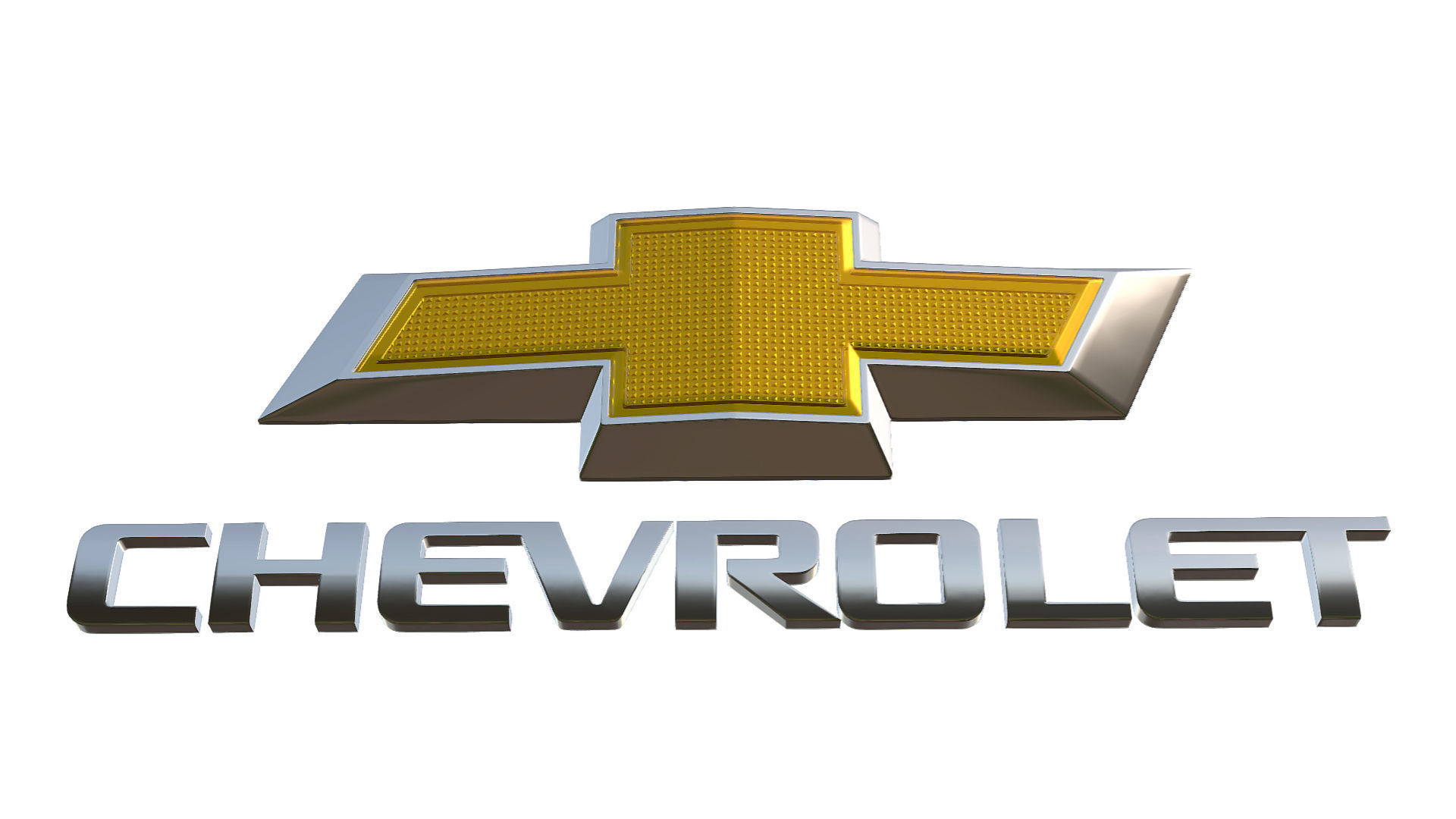 chevrolet logo 3D model_9