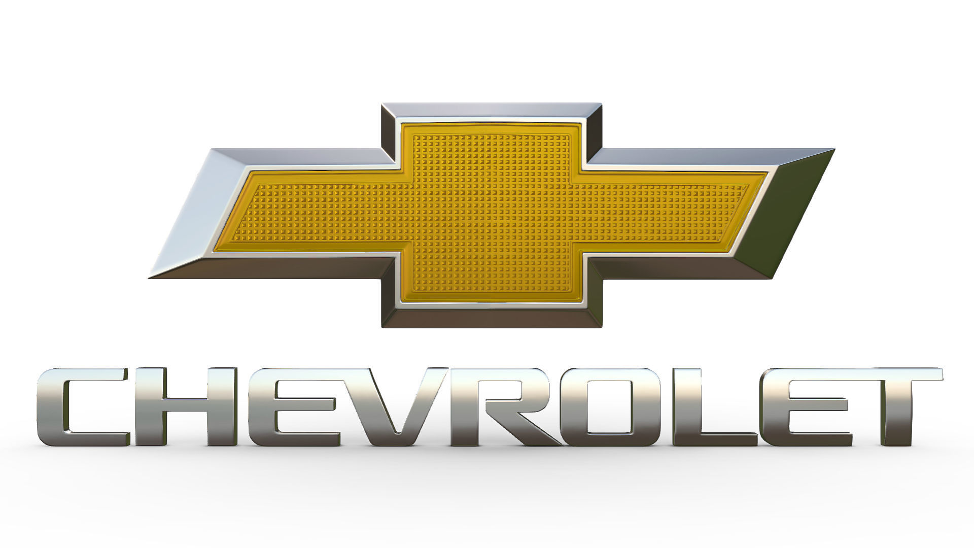 chevrolet logo 3D model_5