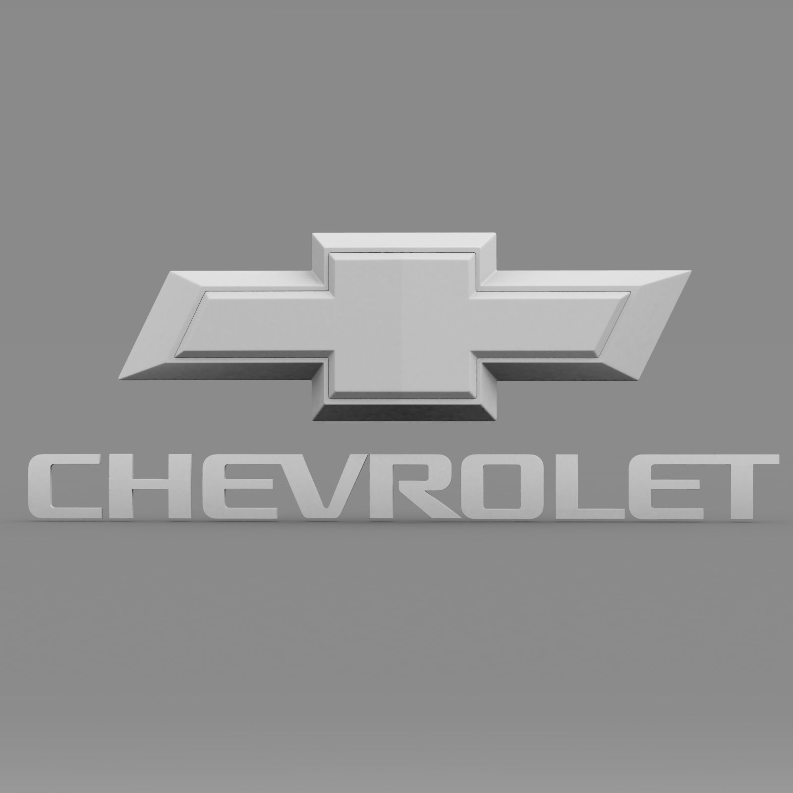 chevrolet logo 3D model_12