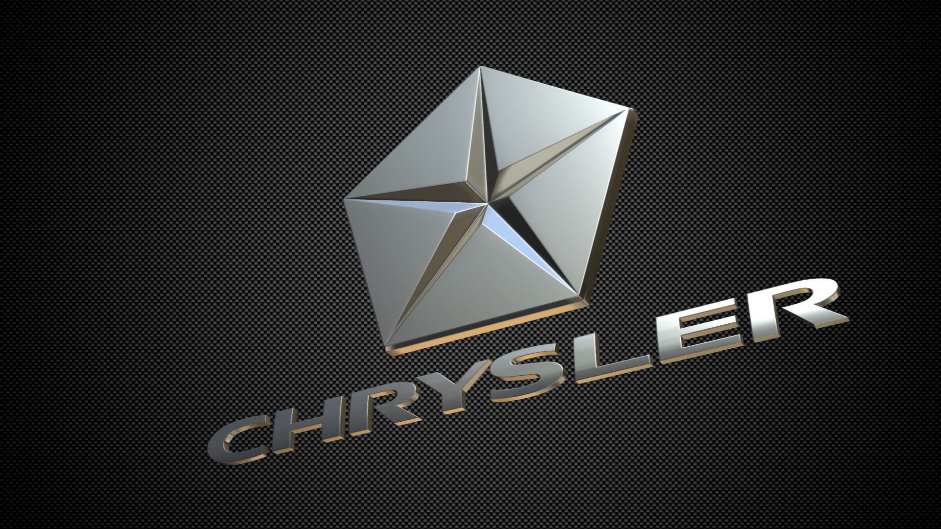 chrysler logo 3D model_4