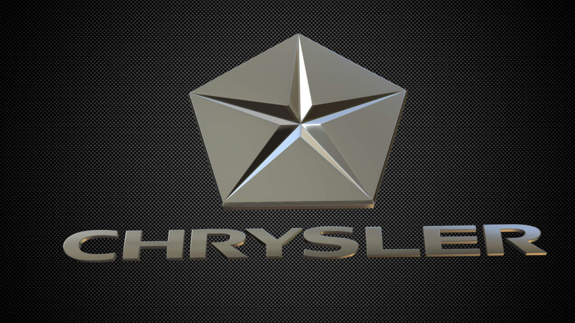 chrysler logo 3D model_5
