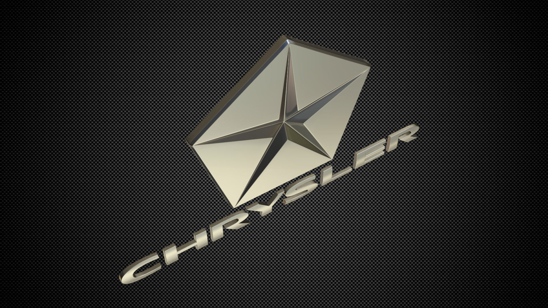 chrysler logo 3D model_3