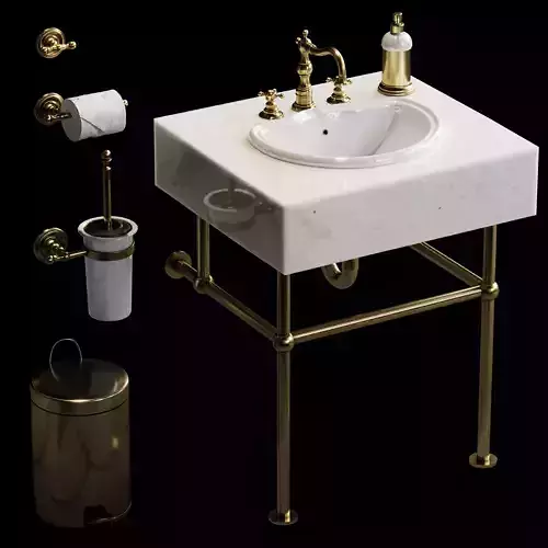 Bathroom set Migliore 3D model