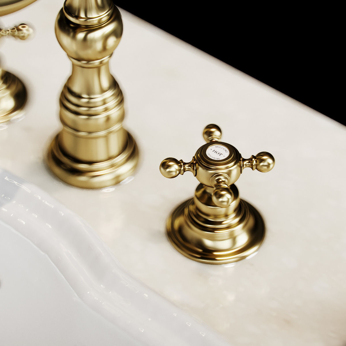 Bathroom set Migliore 3D model_5