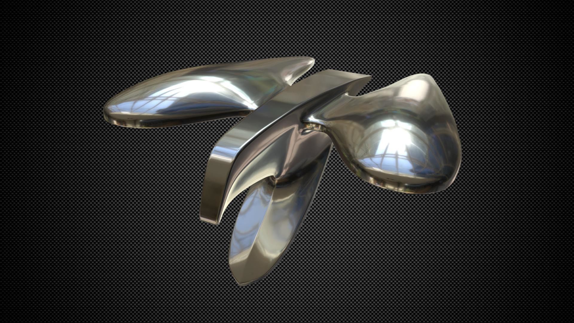 chrysler logo 3D model_6