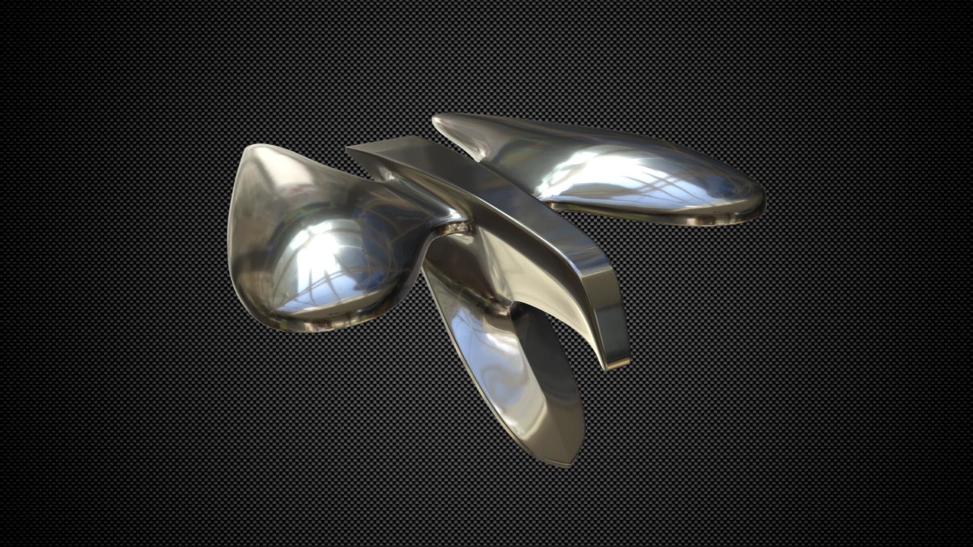 chrysler logo 3D model_5