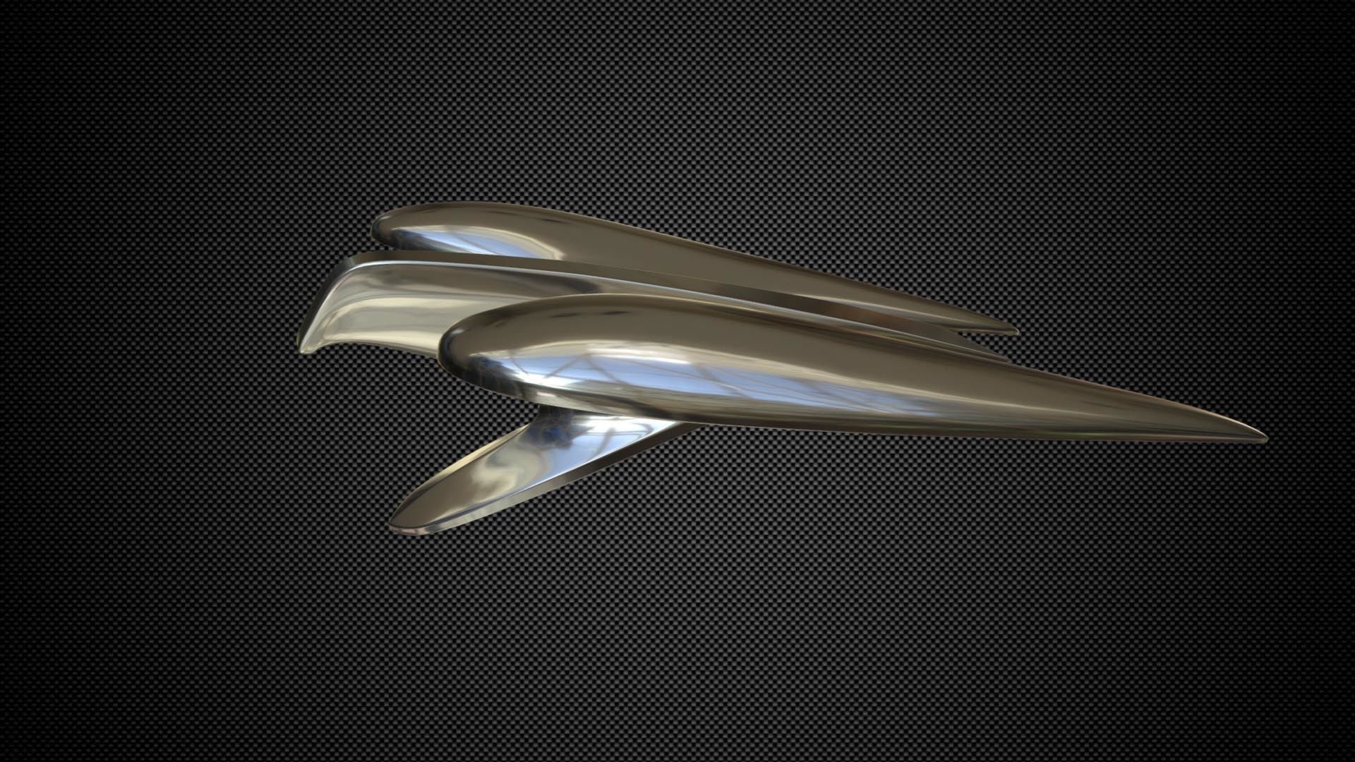 chrysler logo 3D model_1