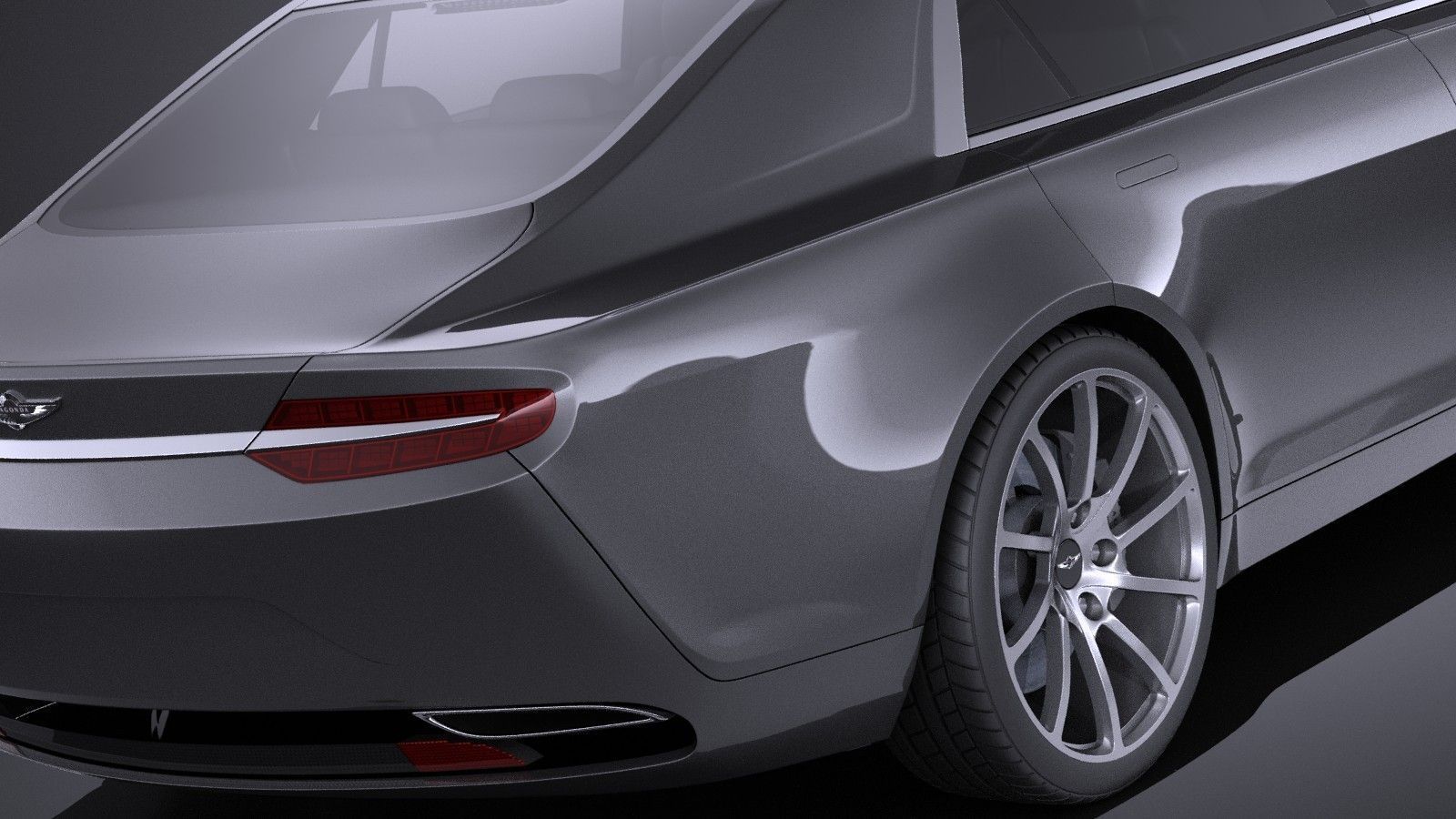 Aston Martin Lagonda 2016 VRAY 3D model_3