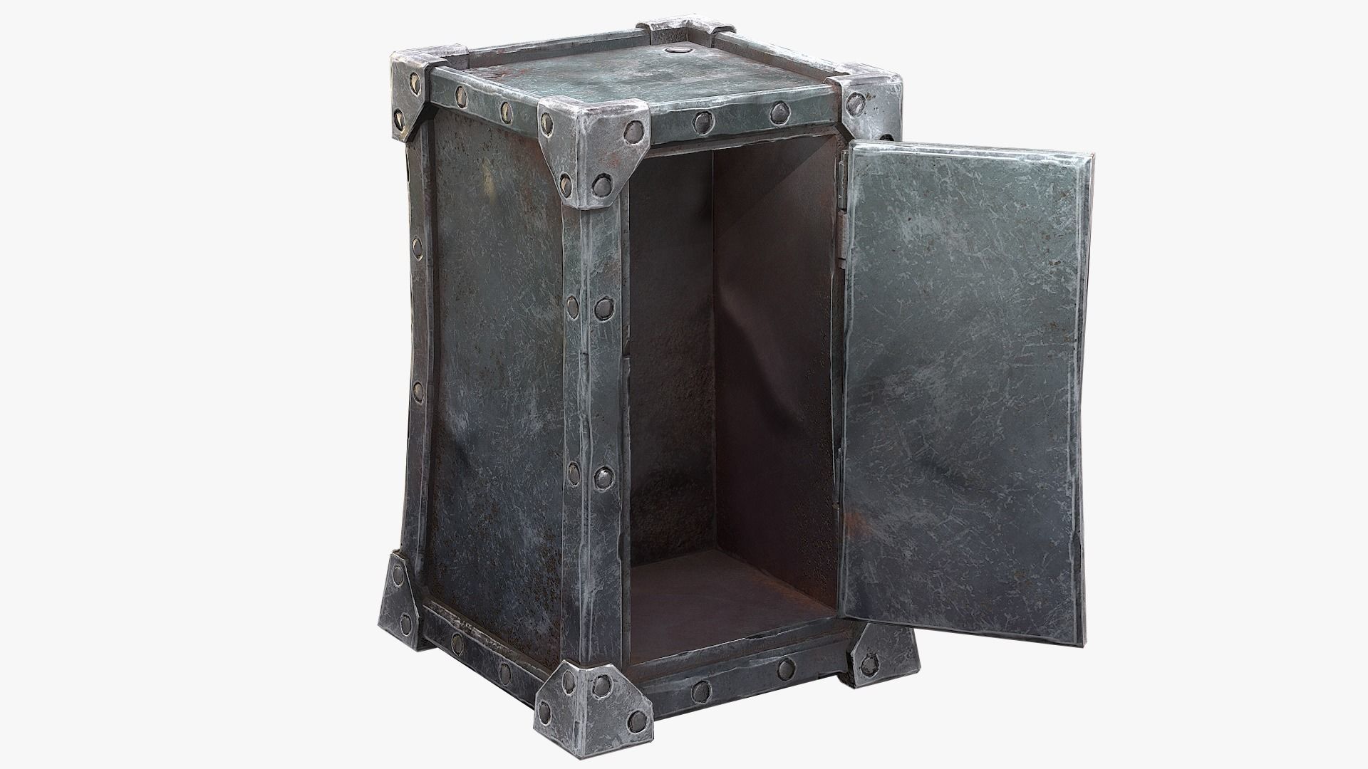 Safe Pack Low-poly 3D model_17