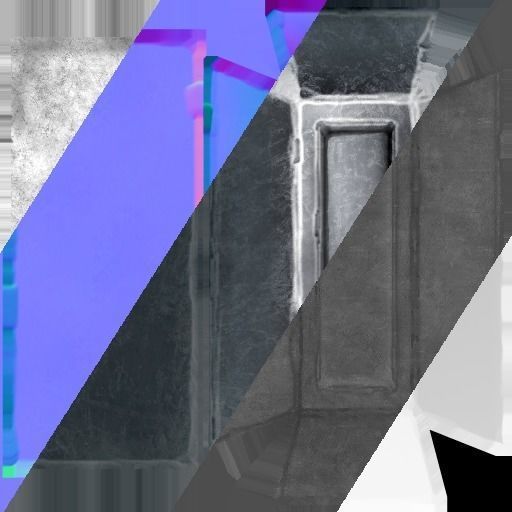 Safe Pack Low-poly 3D model_7