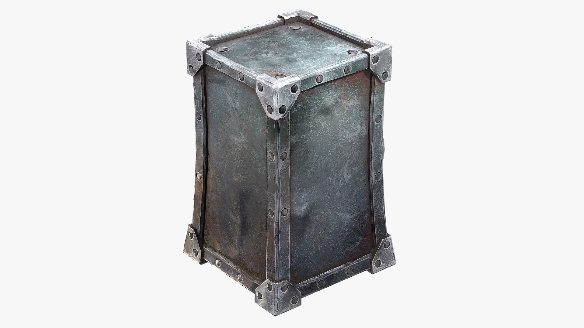 Safe Pack Low-poly 3D model_14