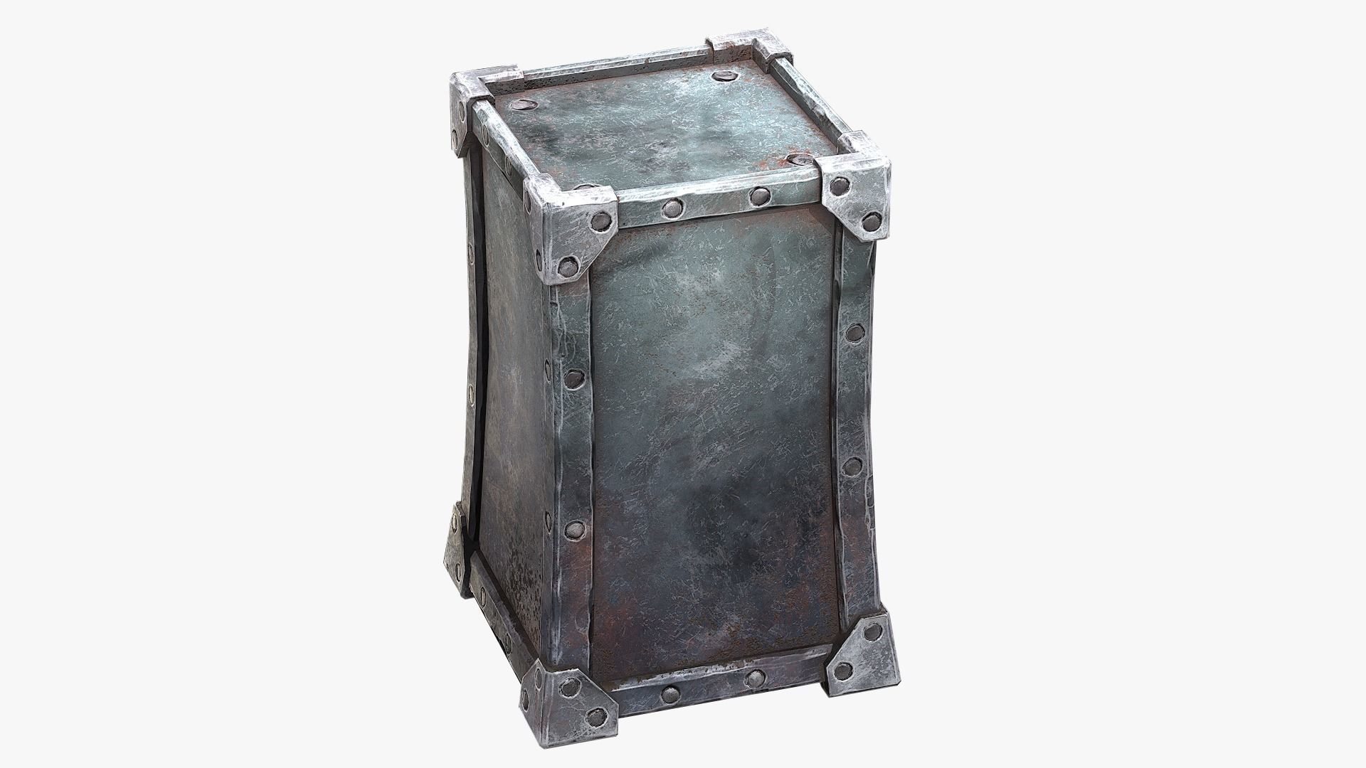 Safe Pack Low-poly 3D model_13