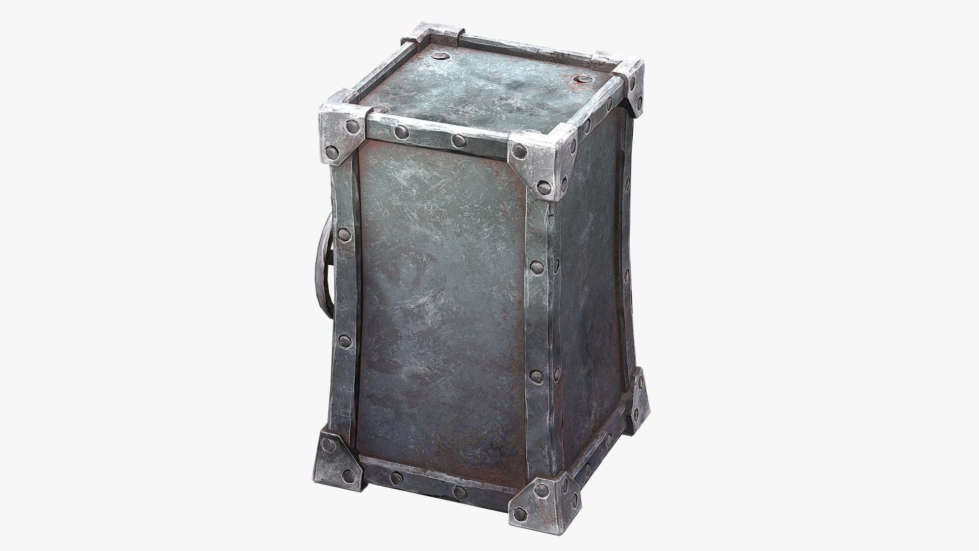 Safe Pack Low-poly 3D model_12