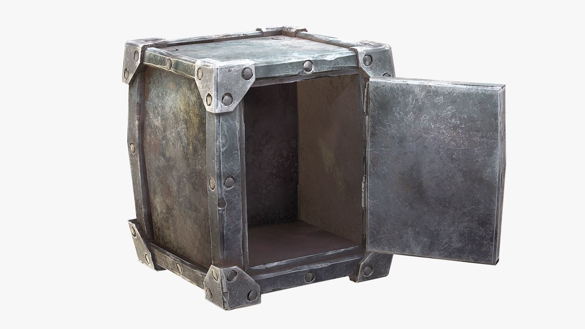 Safe Pack Low-poly 3D model_26