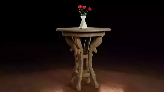 small table Free 3D model