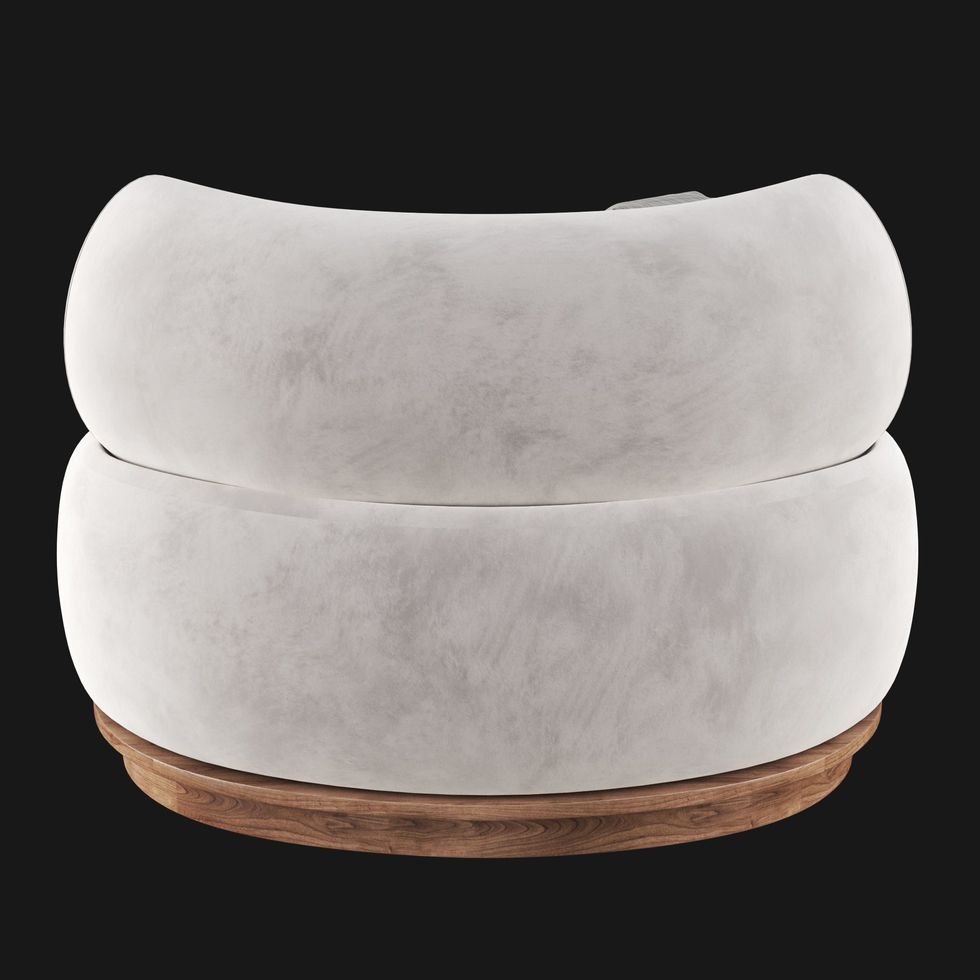 Split Armchairs two kinds 3D model_3