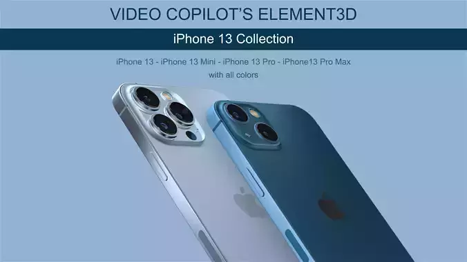 Element3D - iPhone 13 Collection 3D model