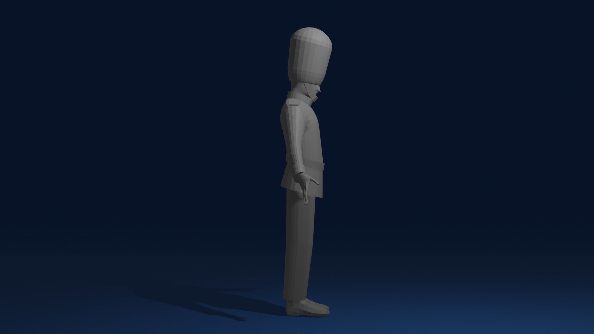 Low-Poly Queens Guard 3D Model Low-poly 3D model_8
