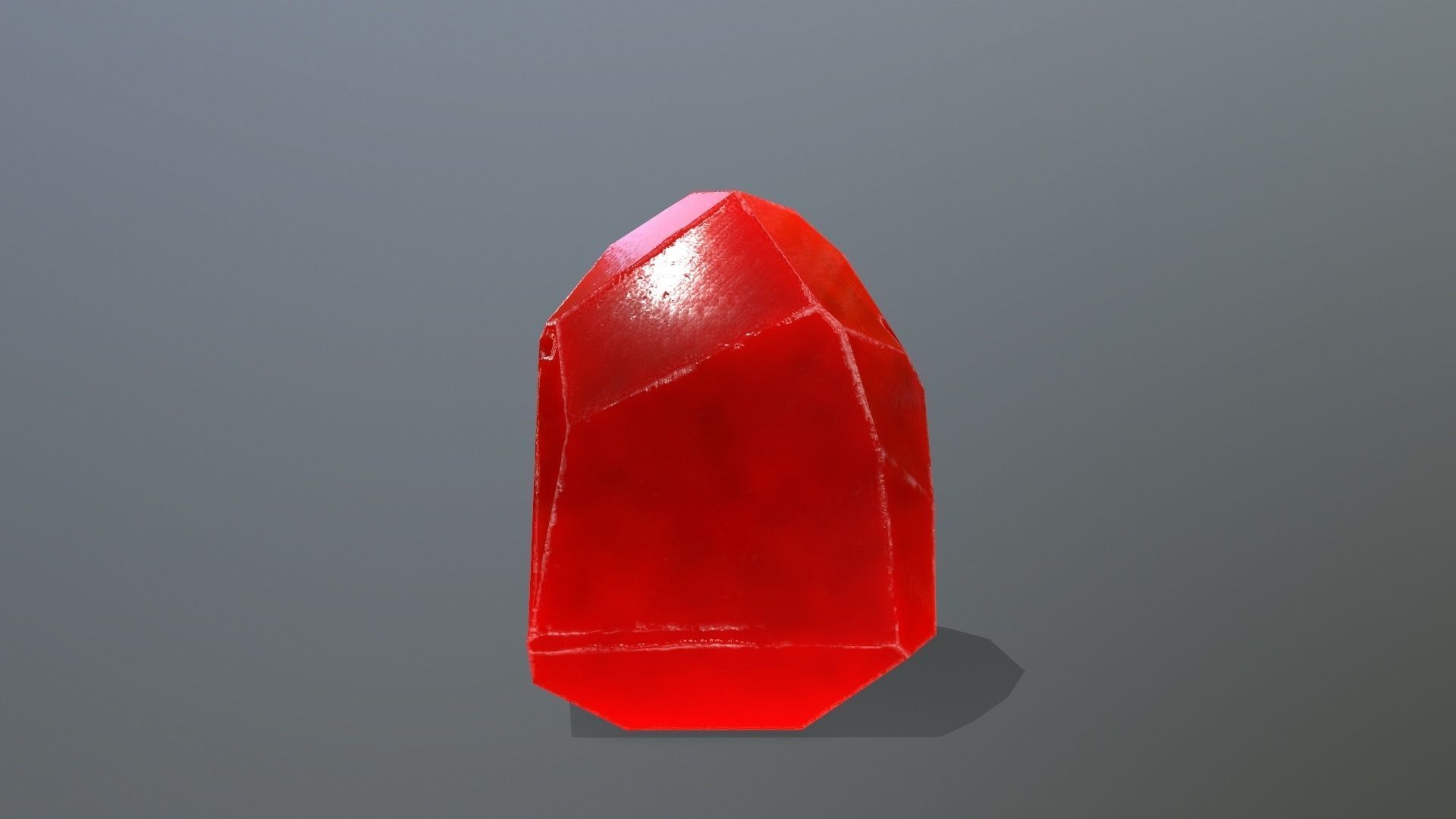 Crystal Set sword Low-poly 3D model_14