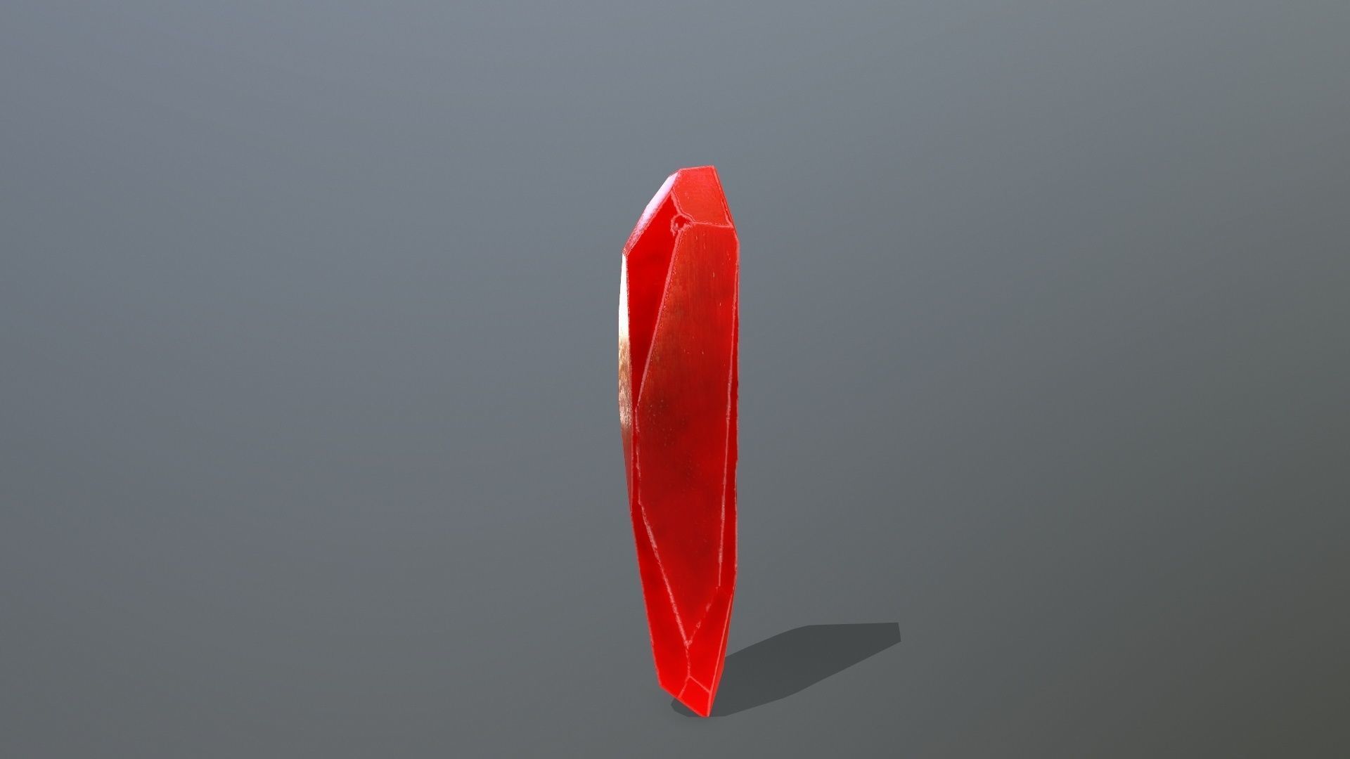 Crystal Set sword Low-poly 3D model_5