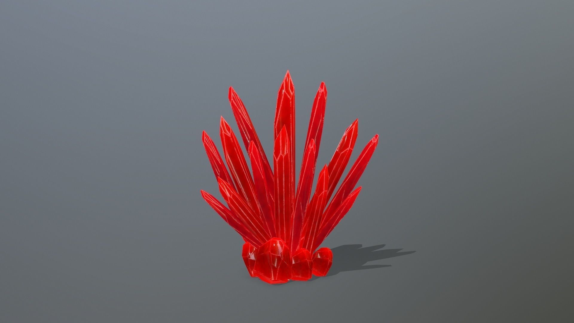 Crystal Set sword Low-poly 3D model_18