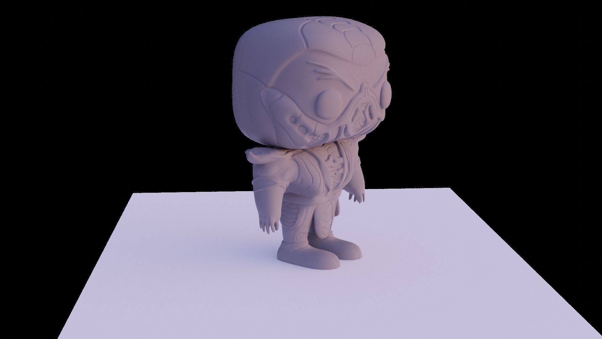 Funko scorpion or subzero mortal kombat 3D print model_4