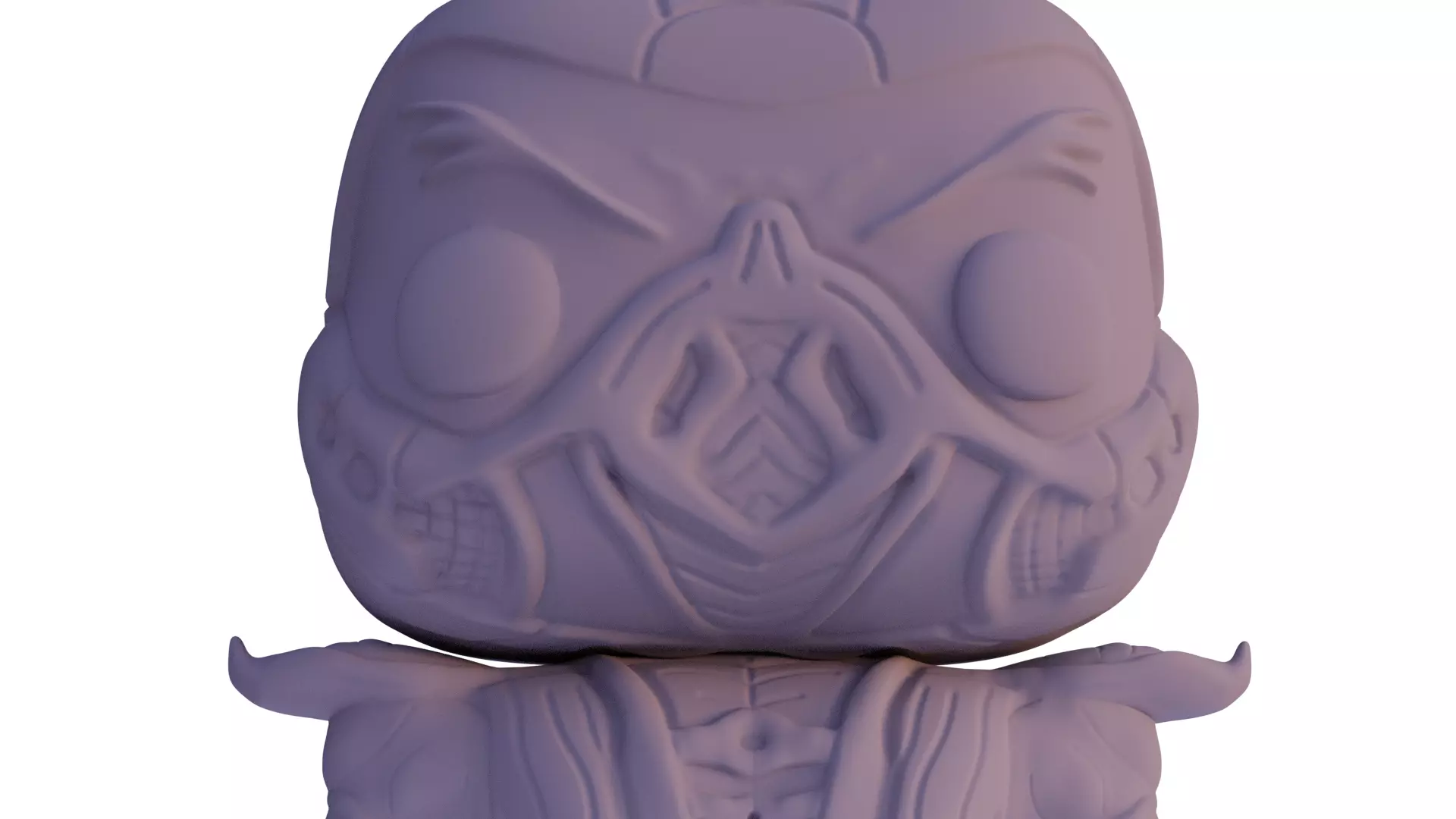 Funko scorpion or subzero mortal kombat 3D print model_0