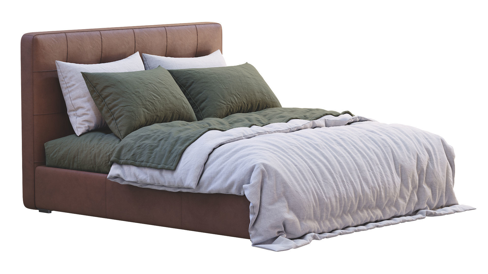 Boconcept  bed Mezzo 3D model_2