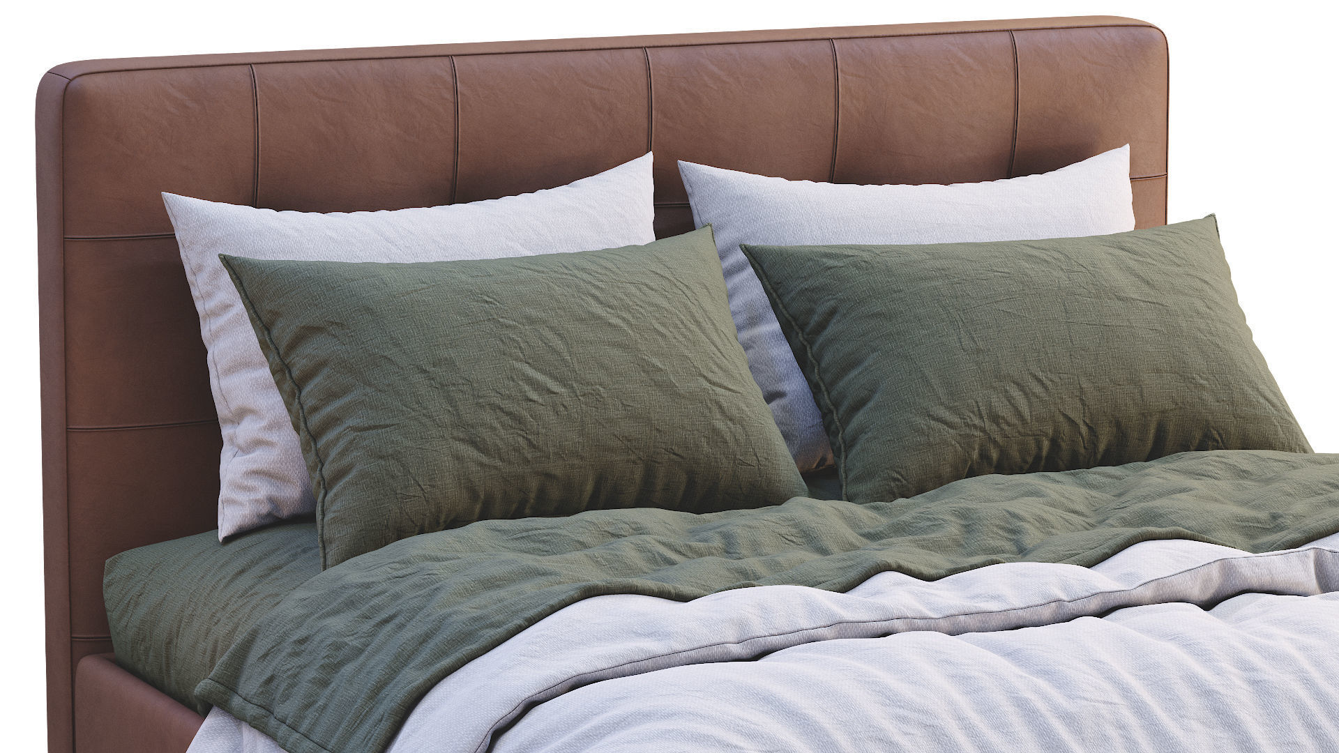 Boconcept  bed Mezzo 3D model_7