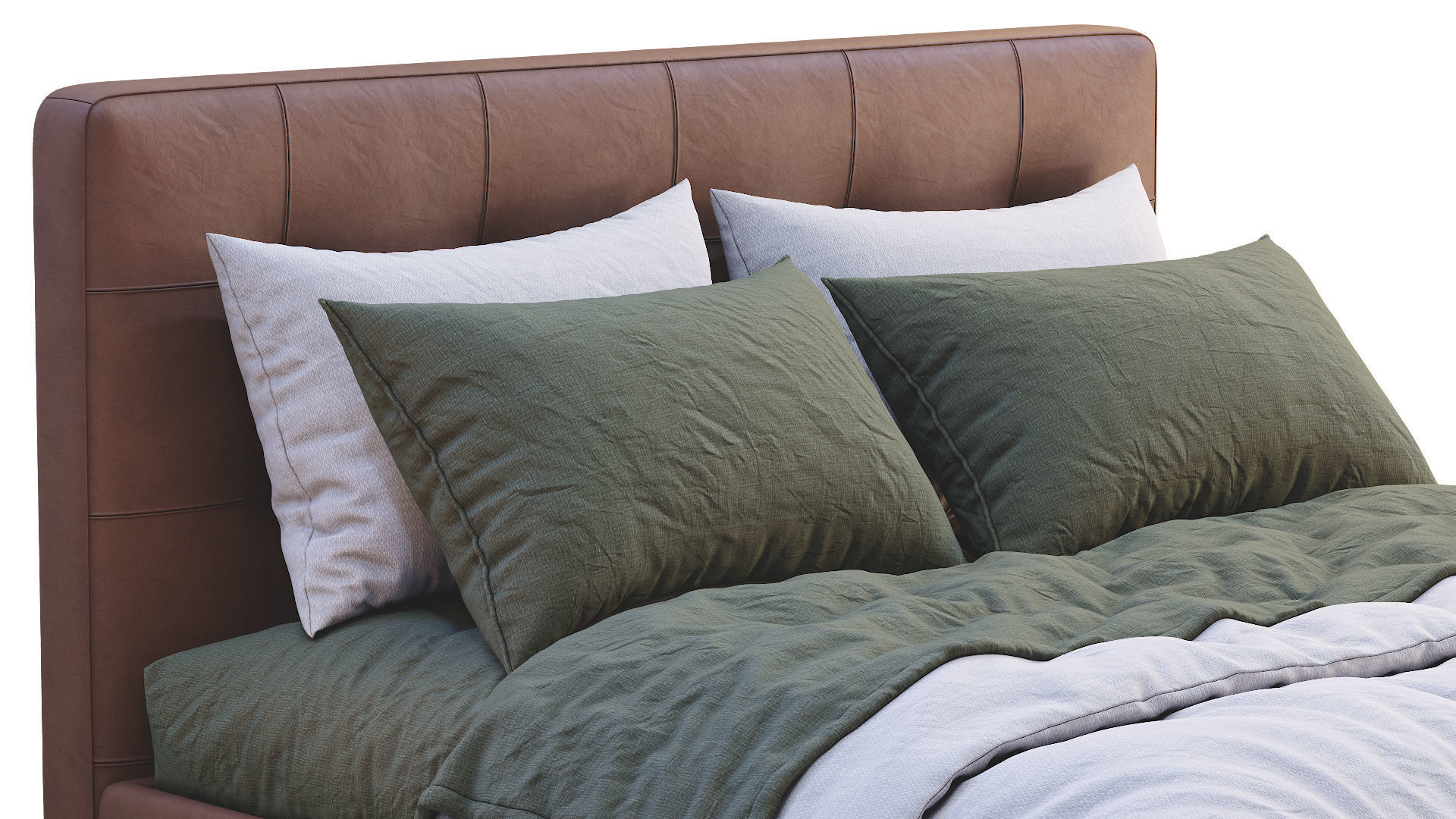 Boconcept  bed Mezzo 3D model_3