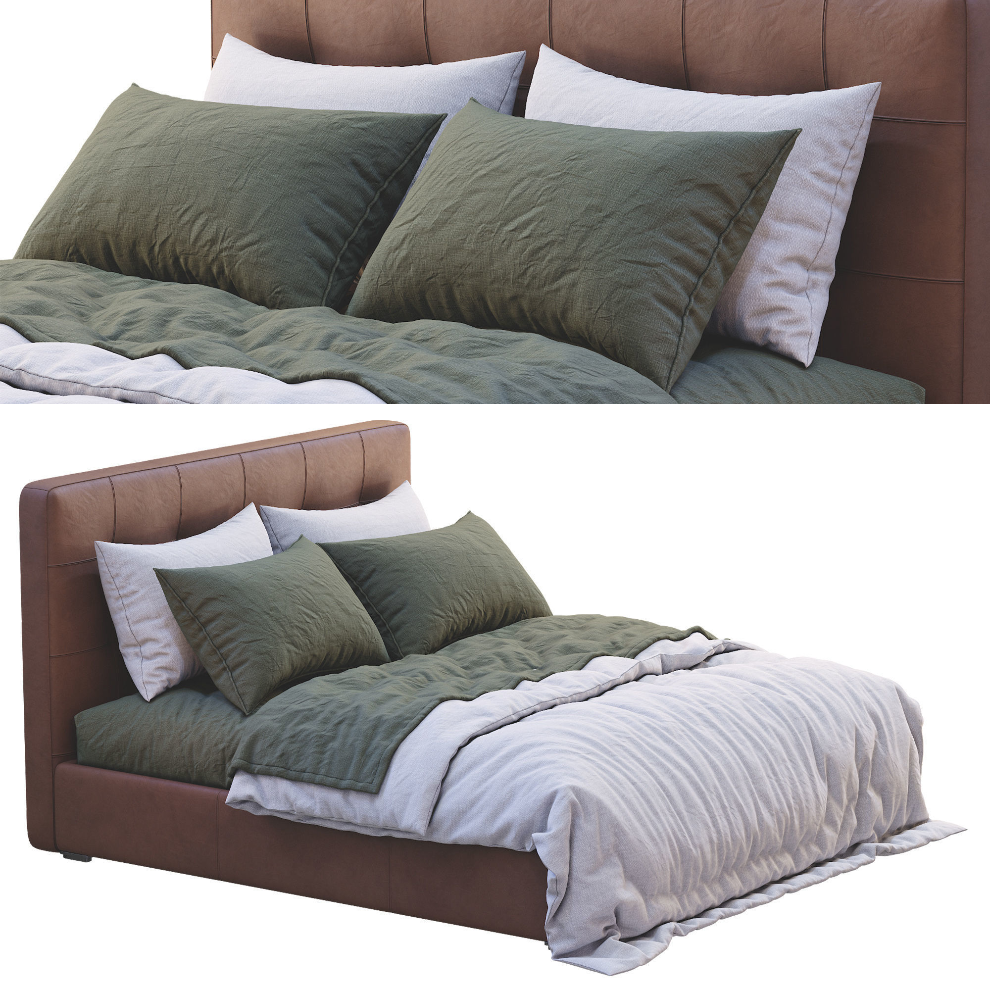 Boconcept  bed Mezzo 3D model_17