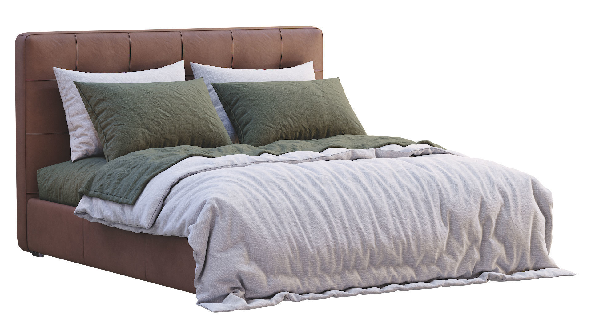 Boconcept  bed Mezzo 3D model_4