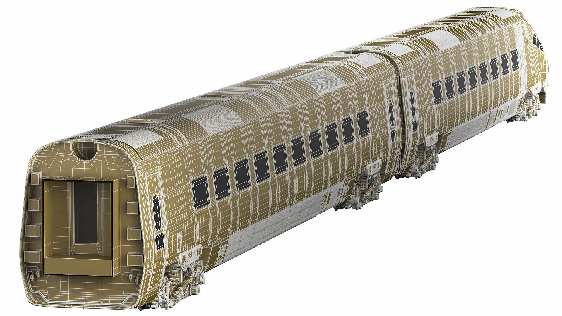Train ETR610 Pendolino 3D model_23